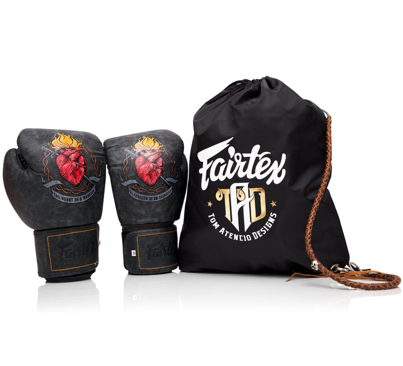"Sacred Heart" Gloves - Fairtex x Tom Atencio Designs - Fight Armory  